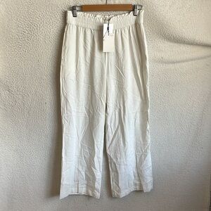 B Young Falakka Linen Pants Women’s Size‎ 36 Small Ivory